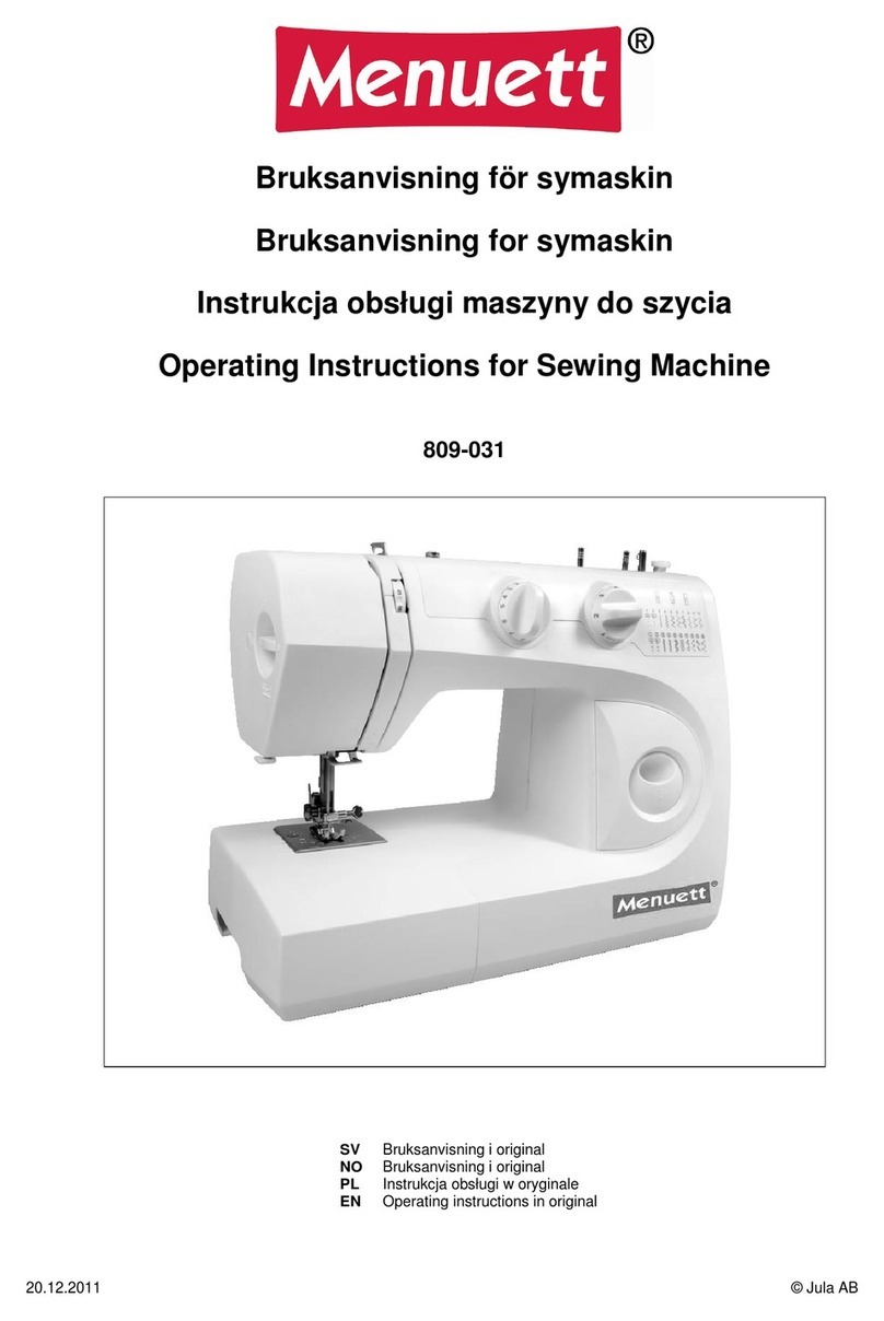 Menuett 809-031 operating instructions