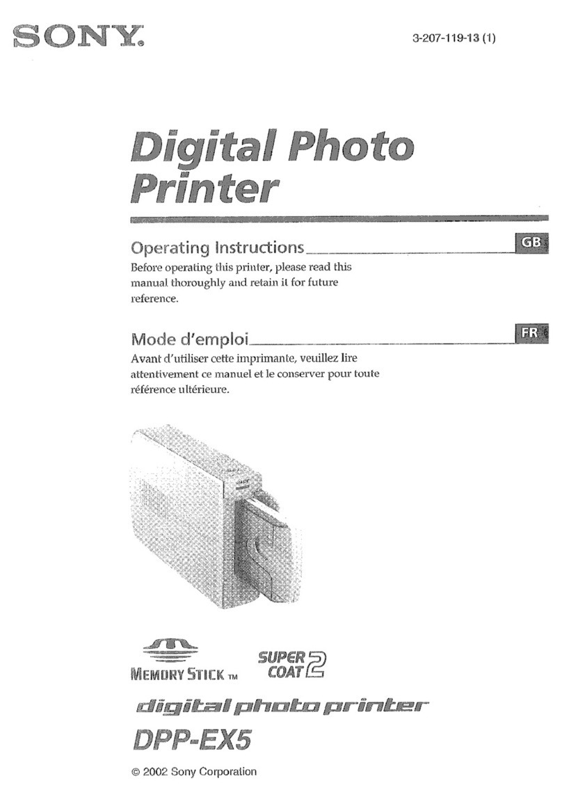 Sony DPP-EX5 User manual