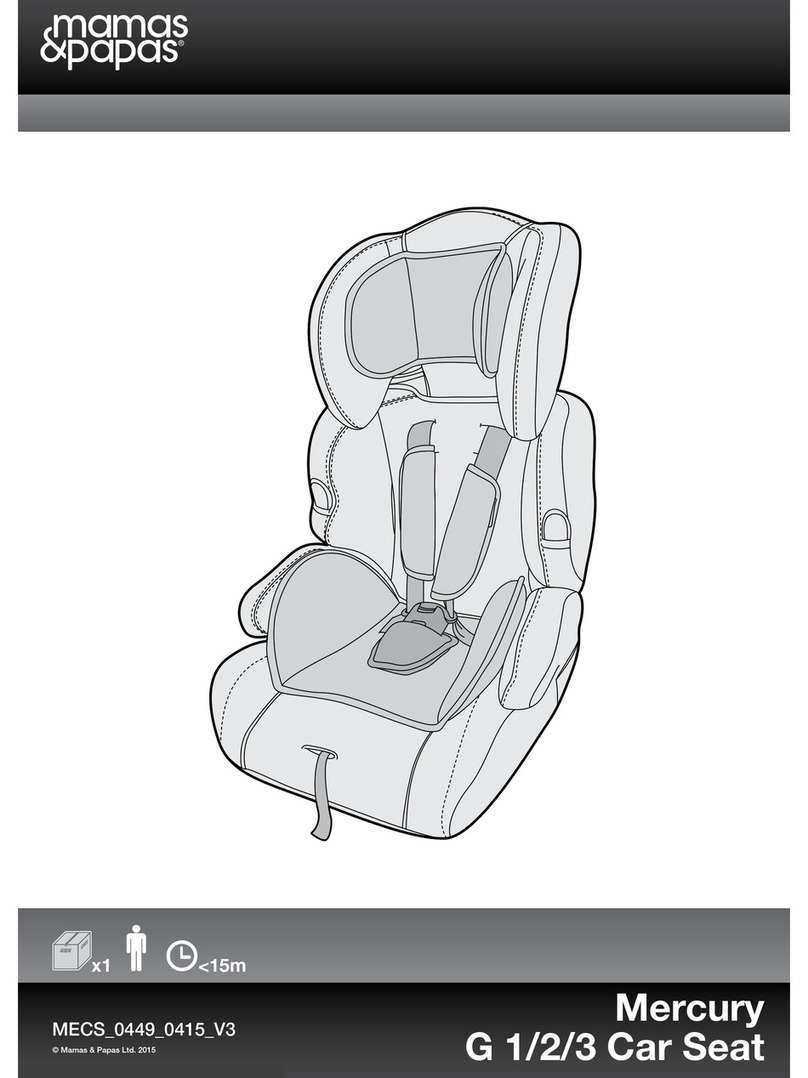 Mamas & Papas Mercury G 1 owner's manual