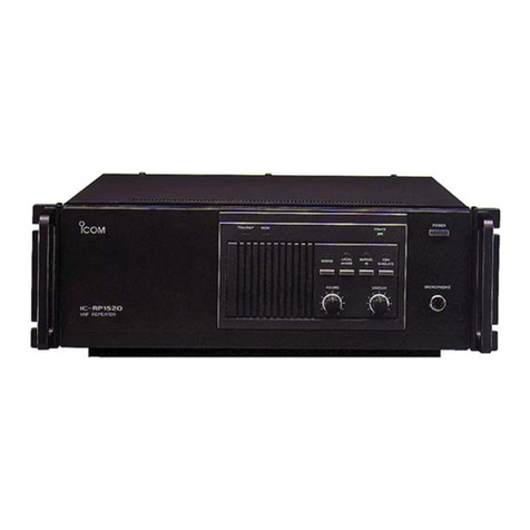 Icom IC-RP1520 User manual