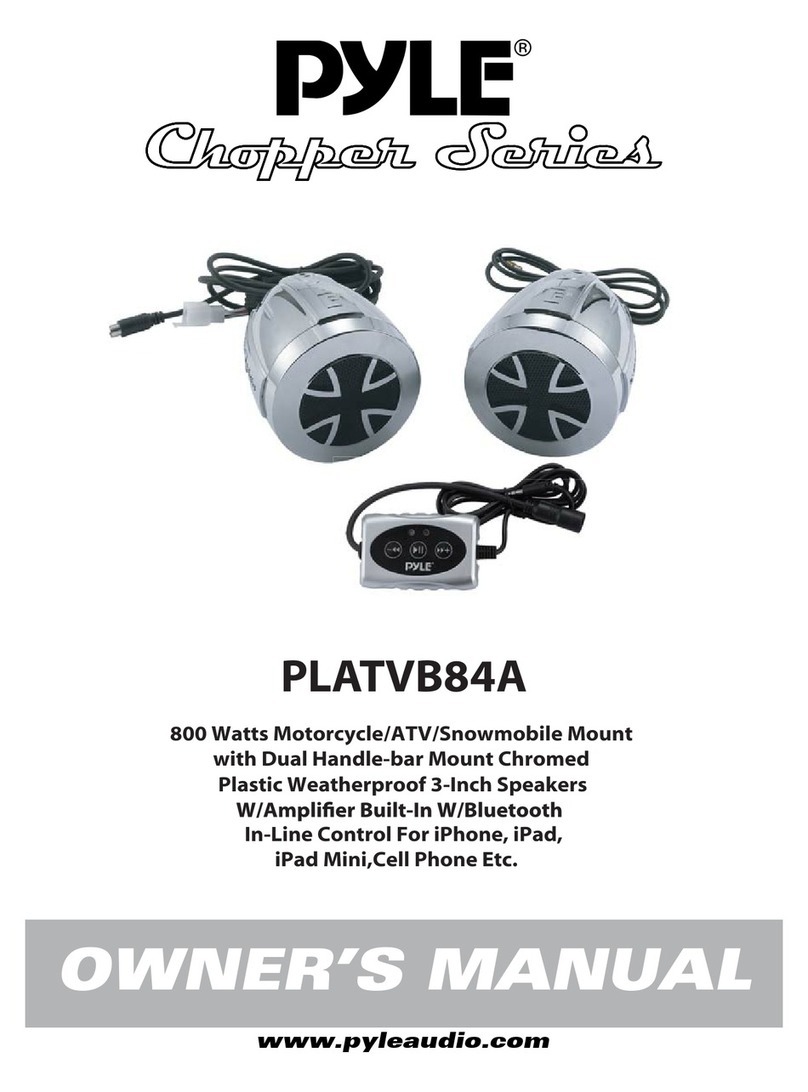 Pyle Chopper Series PLATVB84A User manual