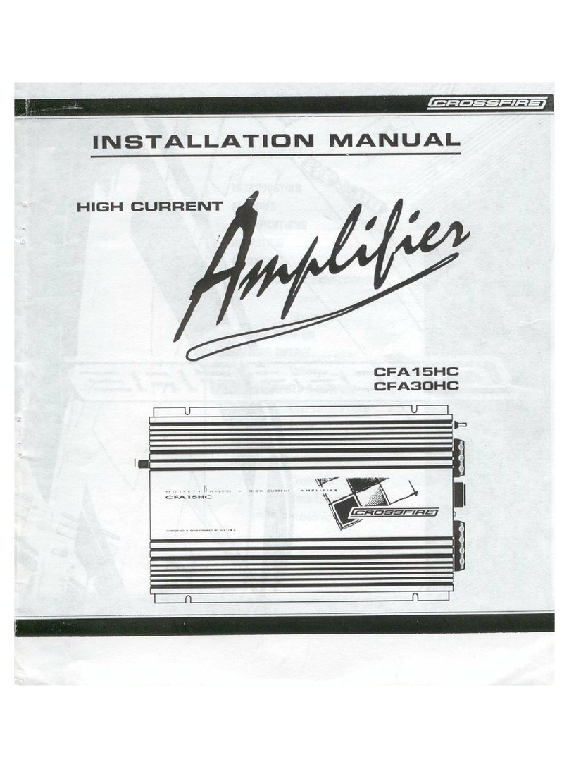 Crossfire CFA15HC installation manual