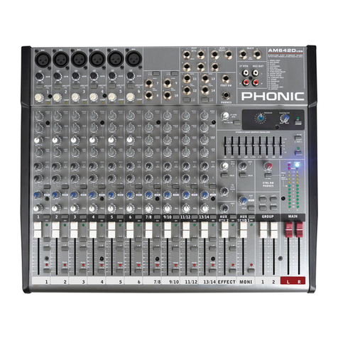 Phonic AM442D user manual