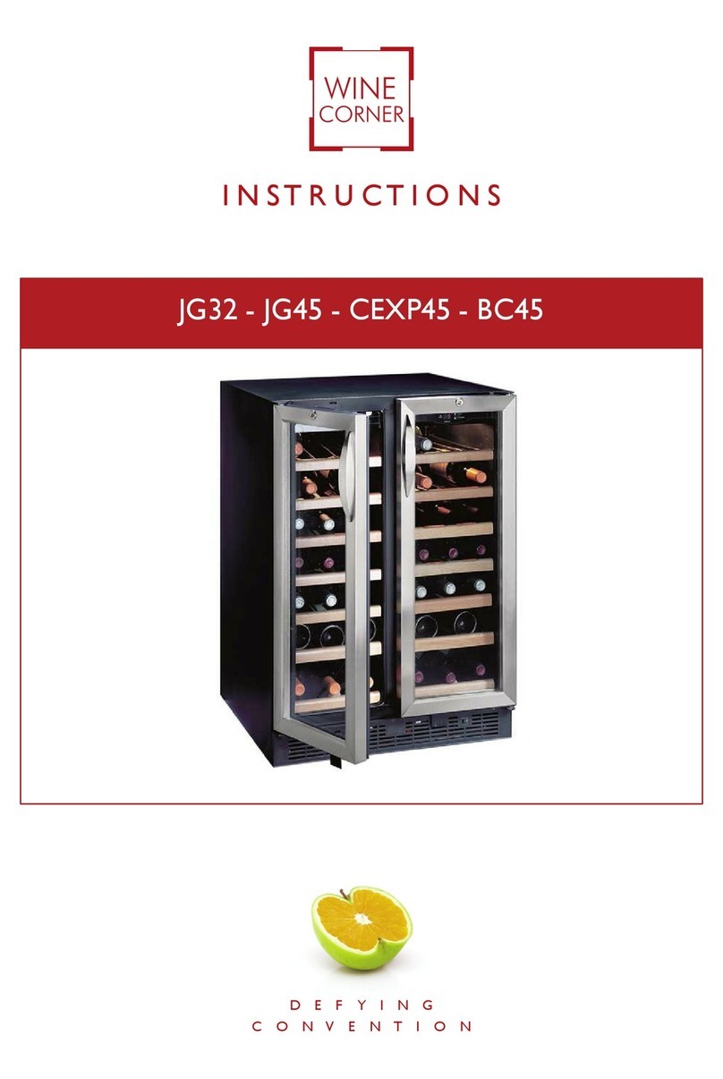 Wine Corner JG32 instruction manual