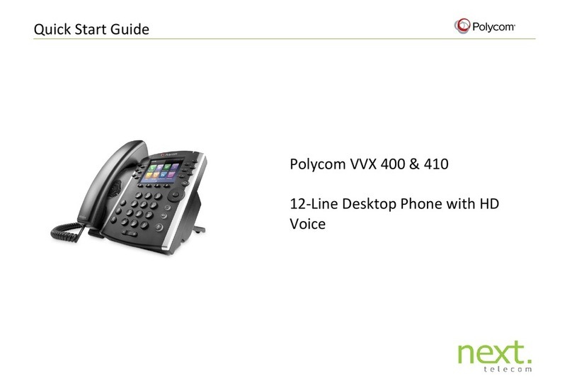 Polycom VVX 400 User manual