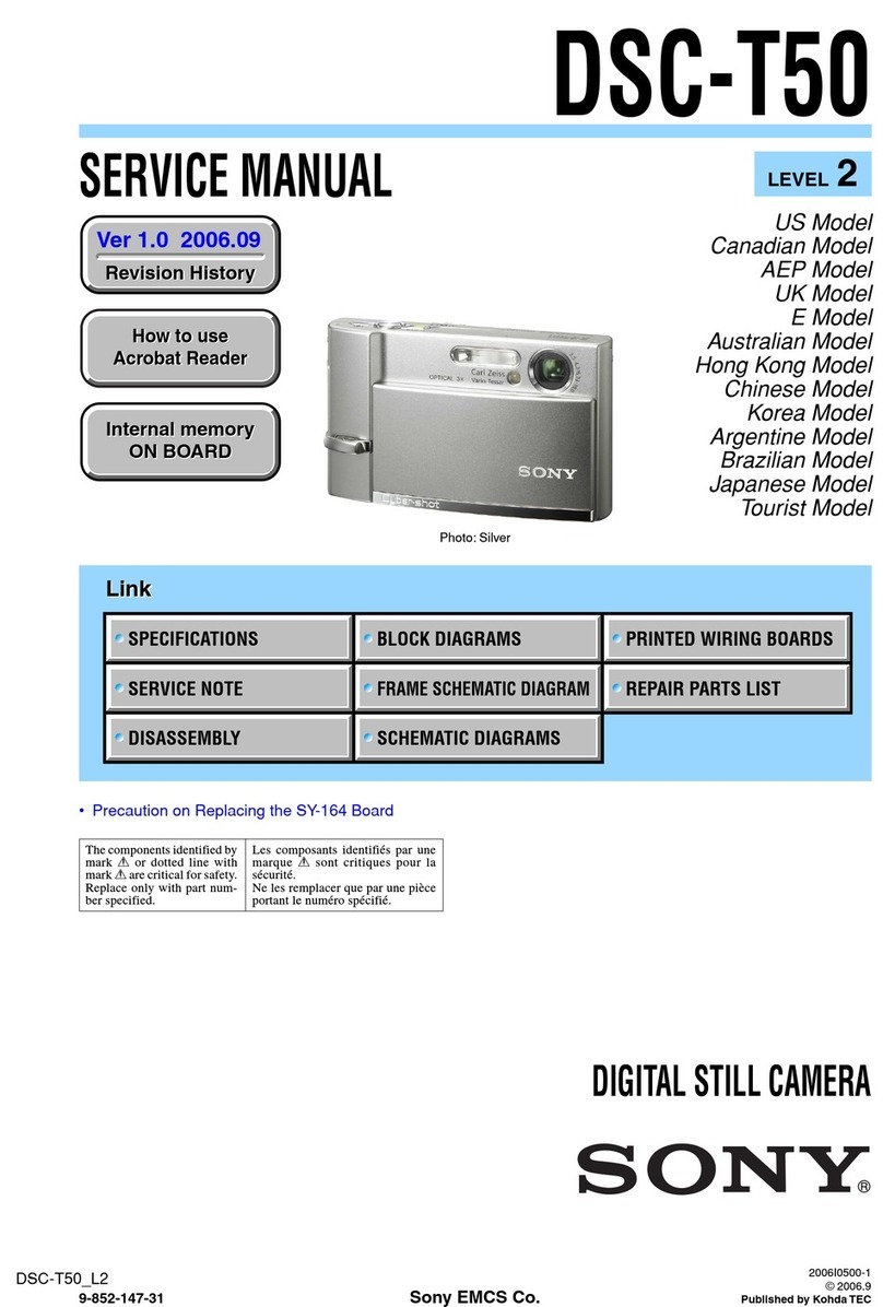 Sony Cyber-shot DSC-T50 User manual