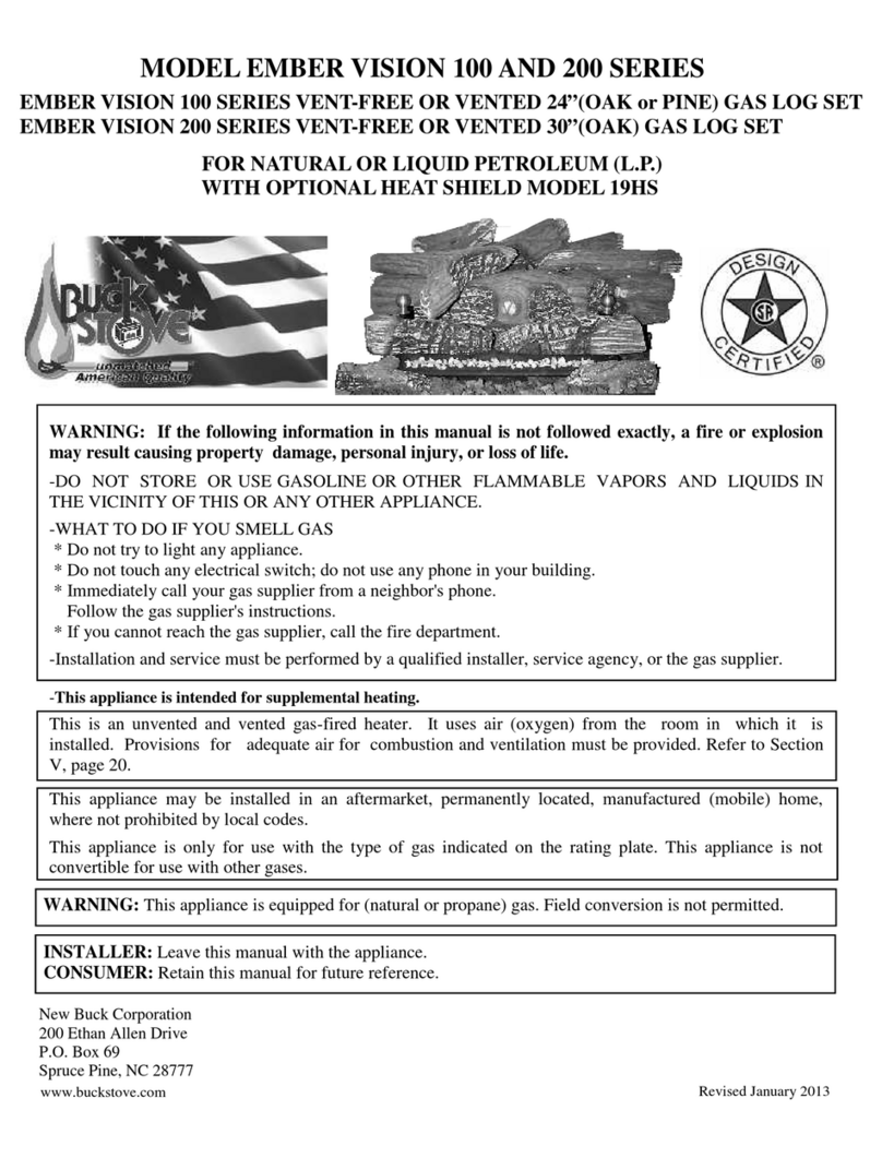 New Buck Corporation EMBER VISION 100 SERIES User manual