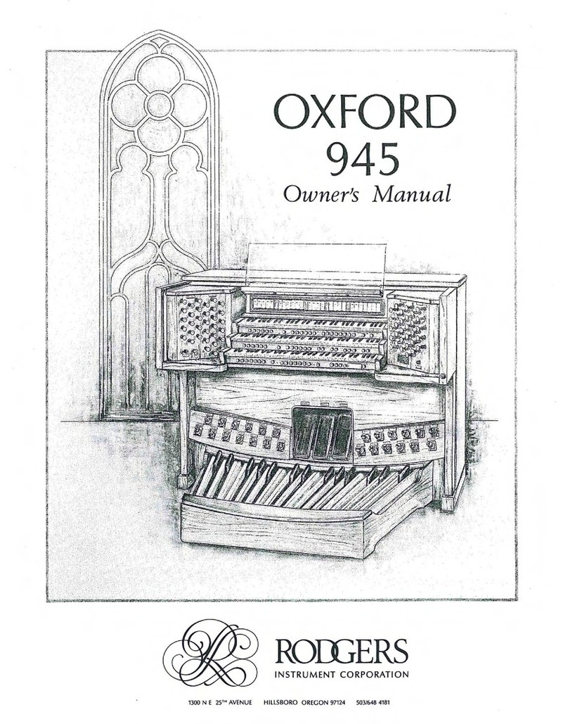 Rodgers Oxford 945 owner's manual