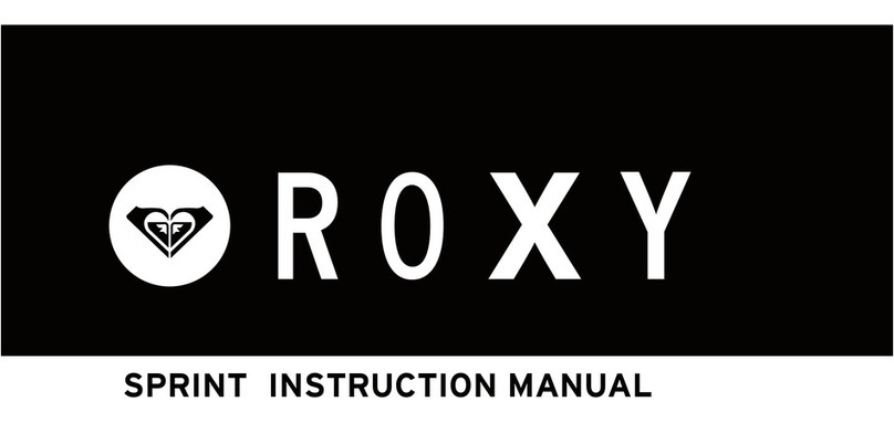 Roxy Sprint instruction manual