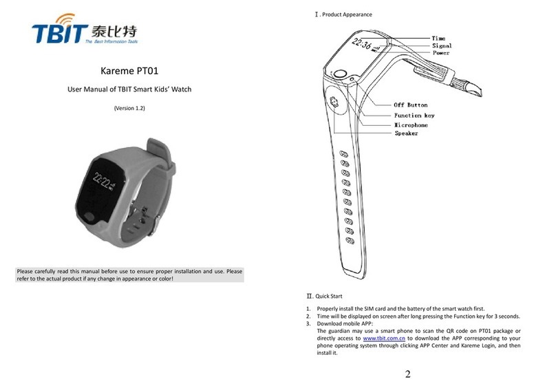 TBIT Kareme PT01 user manual