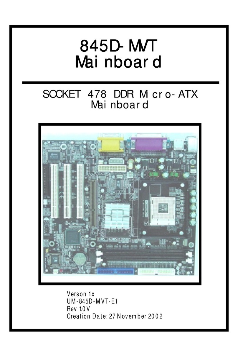 VIA Mainboard 845D-MVT user guide