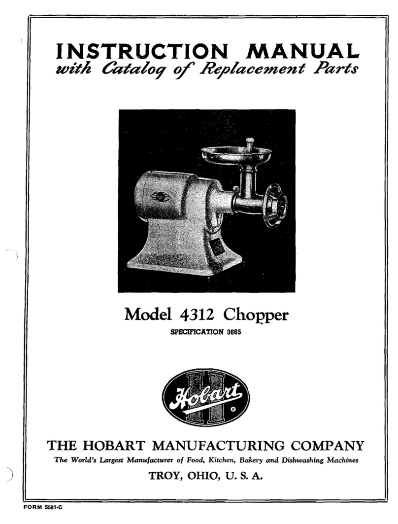 Hobart 4312 User manual