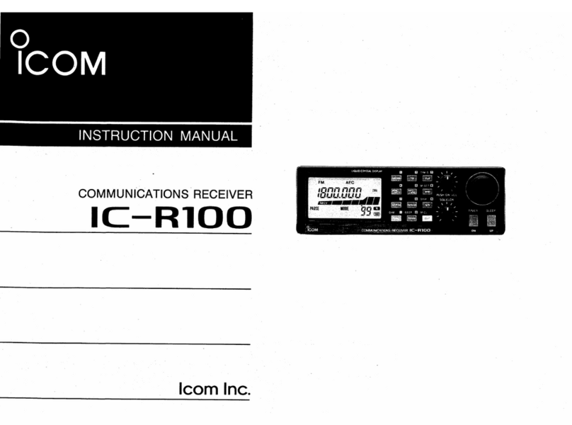 Icom IC-R100 instruction manual