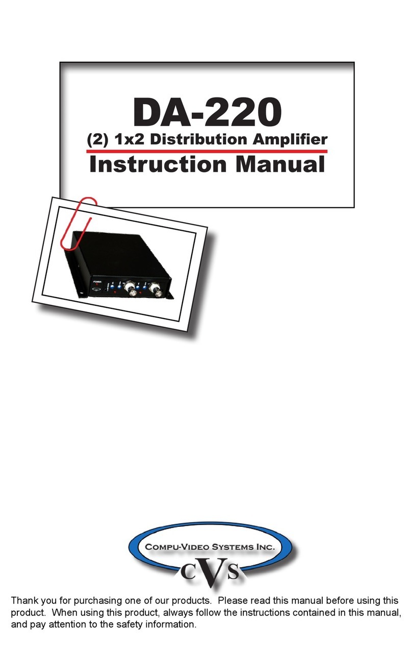 CVS DA-220 instruction manual