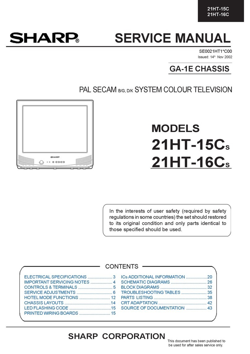 Sharp 21HT-15CS User manual
