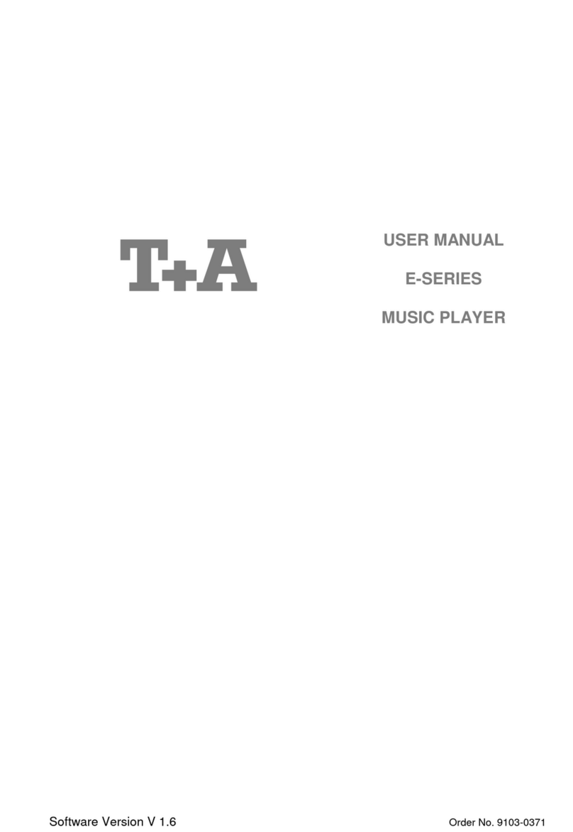 T+A E-Series User manual