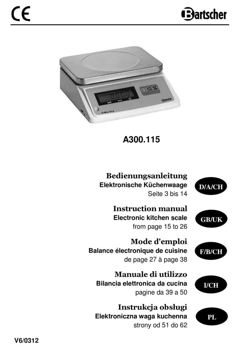 Bartscher A300.115 instruction manual