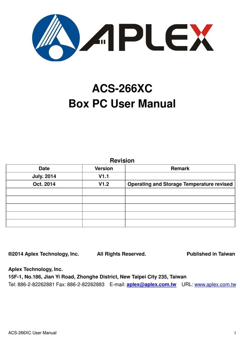 Aplex ACS-266XC user manual