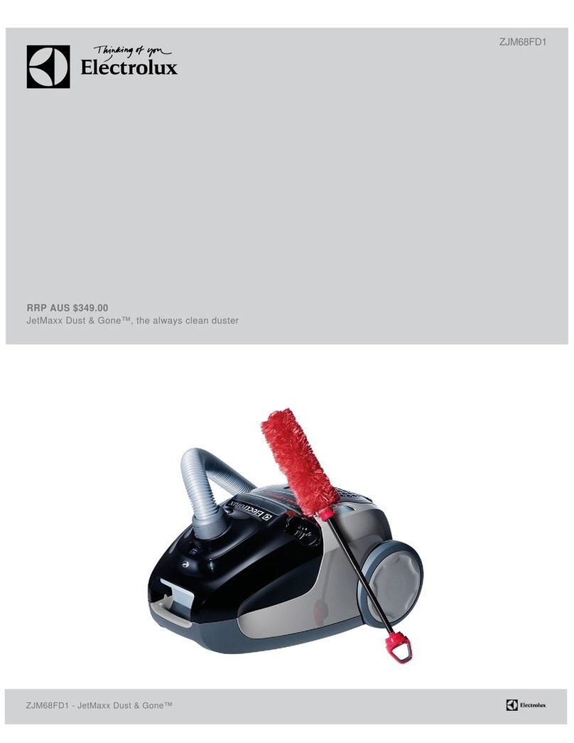 Electrolux JetMaxx Dust & Gone ZJM68FD1 User manual
