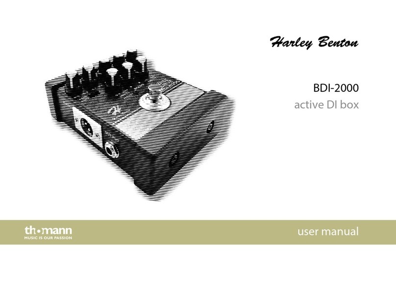 Harley Benton BDI-2000 user manual