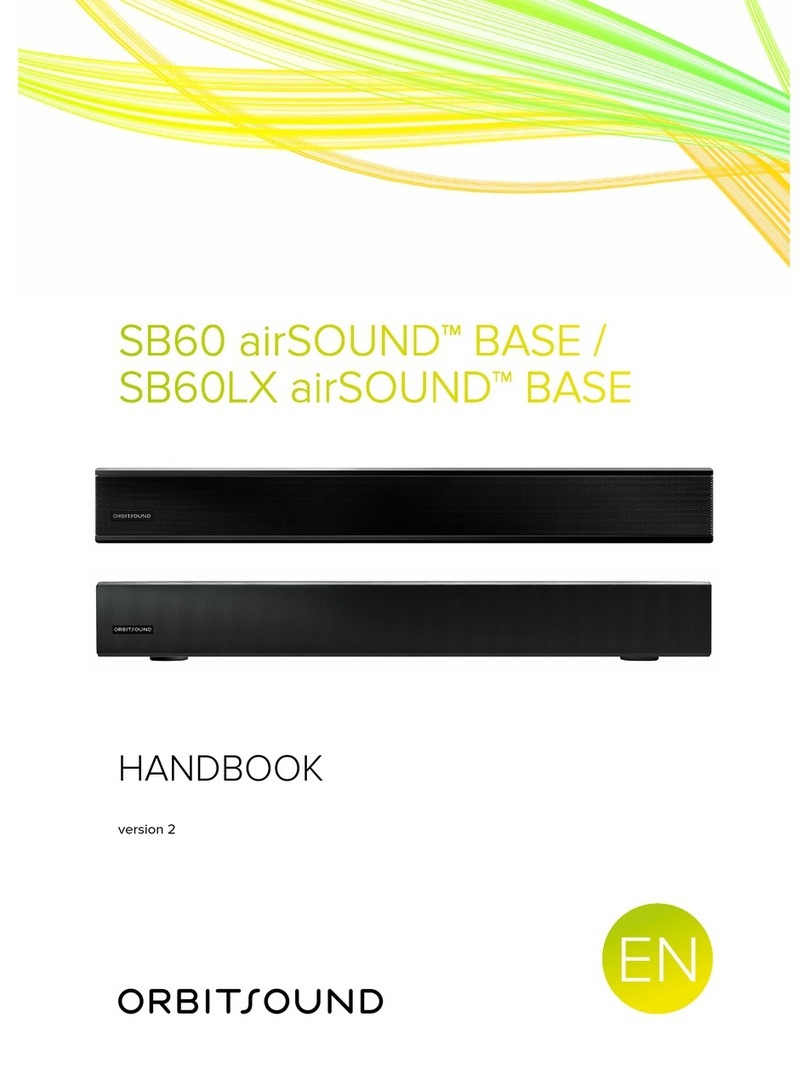 Orbitsound SB60 airSOUND BASE Handbook