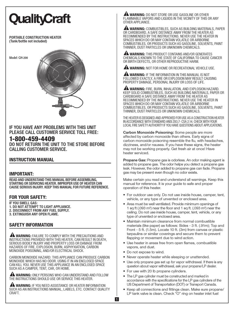 Quality Craft GH-200 user guide
