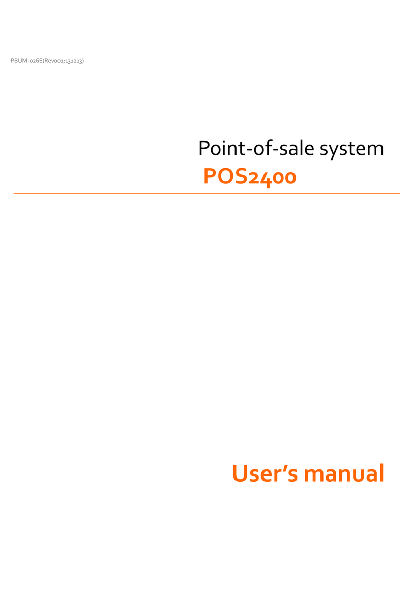 Axon POS2400 user manual