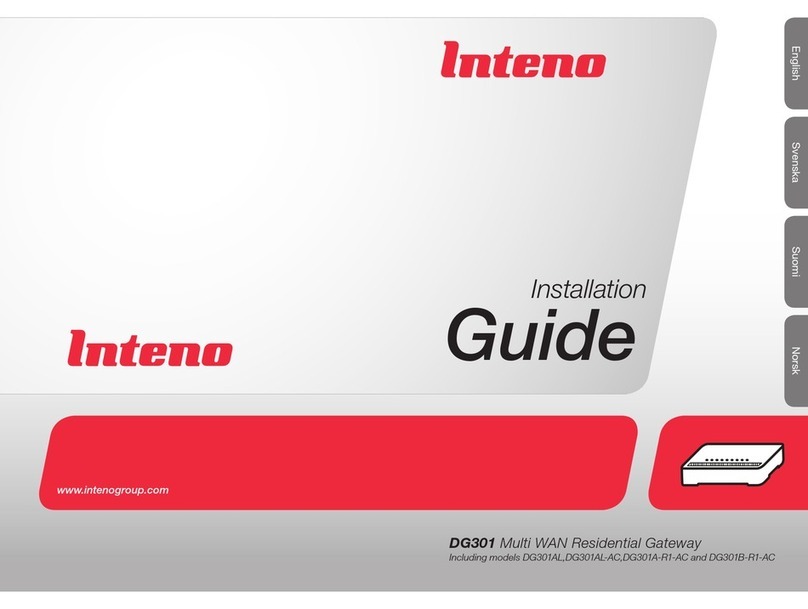 Inteno DG301AL User manual