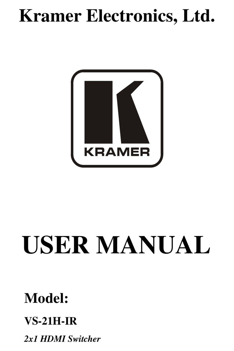 Kramer VS-21H-IR user manual