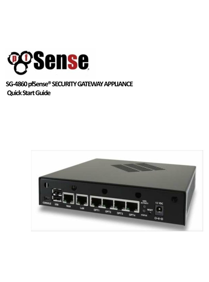 pfSense SG-4860 quick start guide