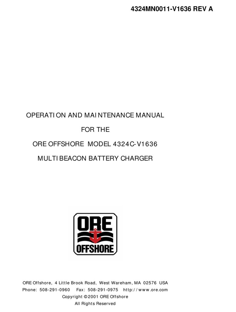 ORE Offshore 4324C Operation and maintenance manual