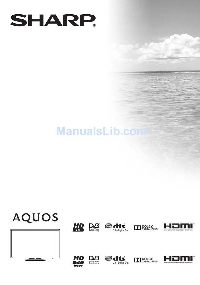 Sharp Aquos LC-32LD171K User manual