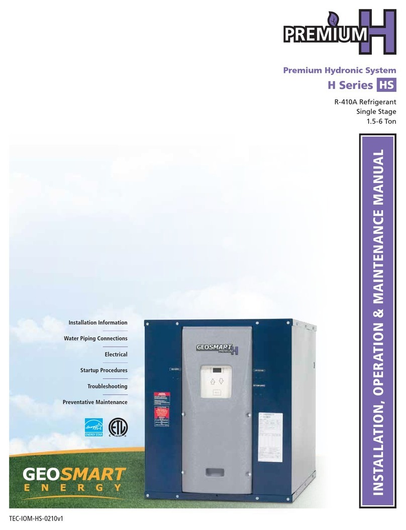 GeoSmart HS Series Installation, operation & maintenance manual