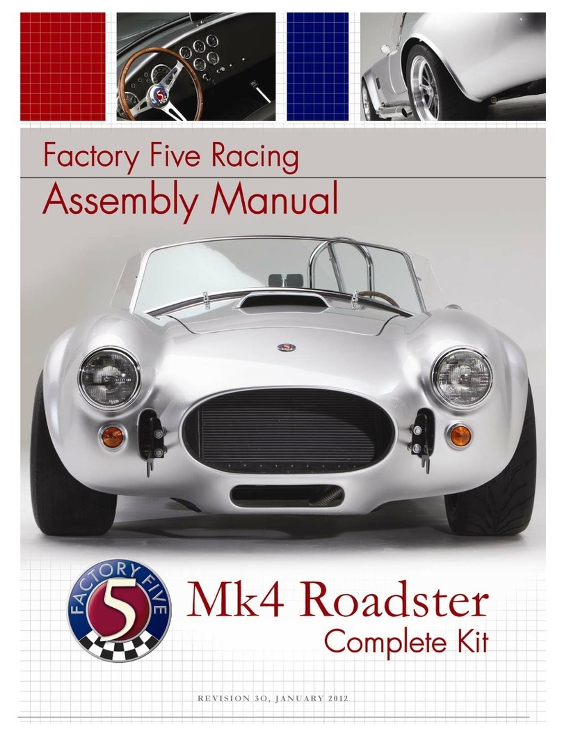 Factory Five Racing Mk4 Roadster User manual Factory Five Racing Mk4 Roadster User manual