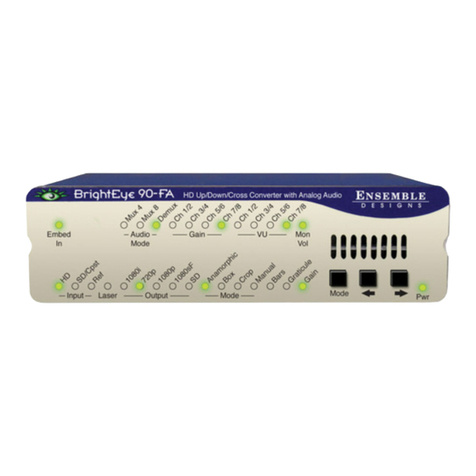 Ensemble Designs BrightEye 90-FA user guide