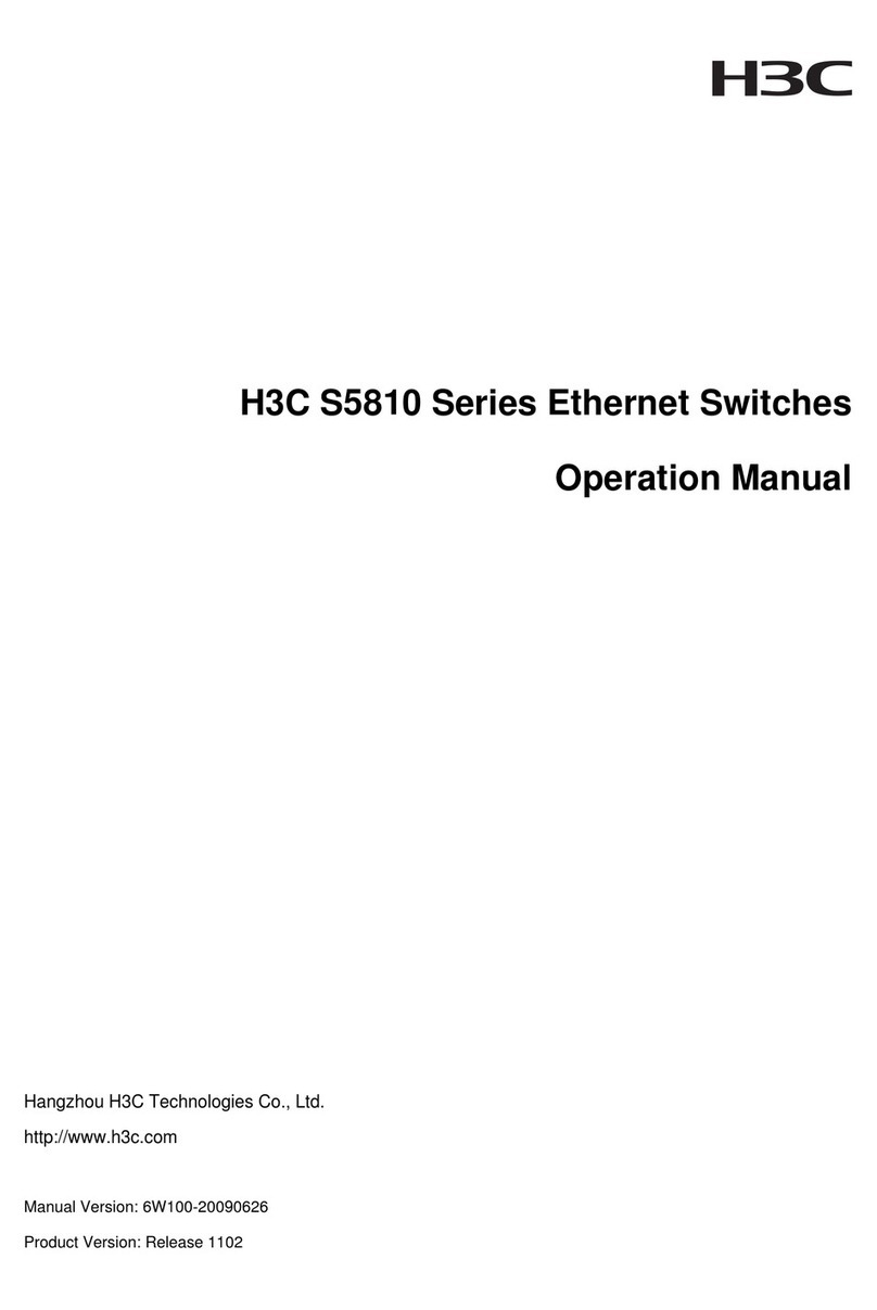 H3C S5810 Series User manual