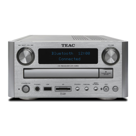 Teac CR-H260iDAB owner's manual