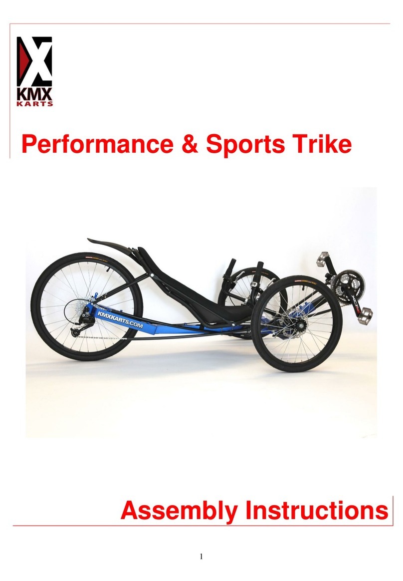 KMX Karts Performance Series User manual