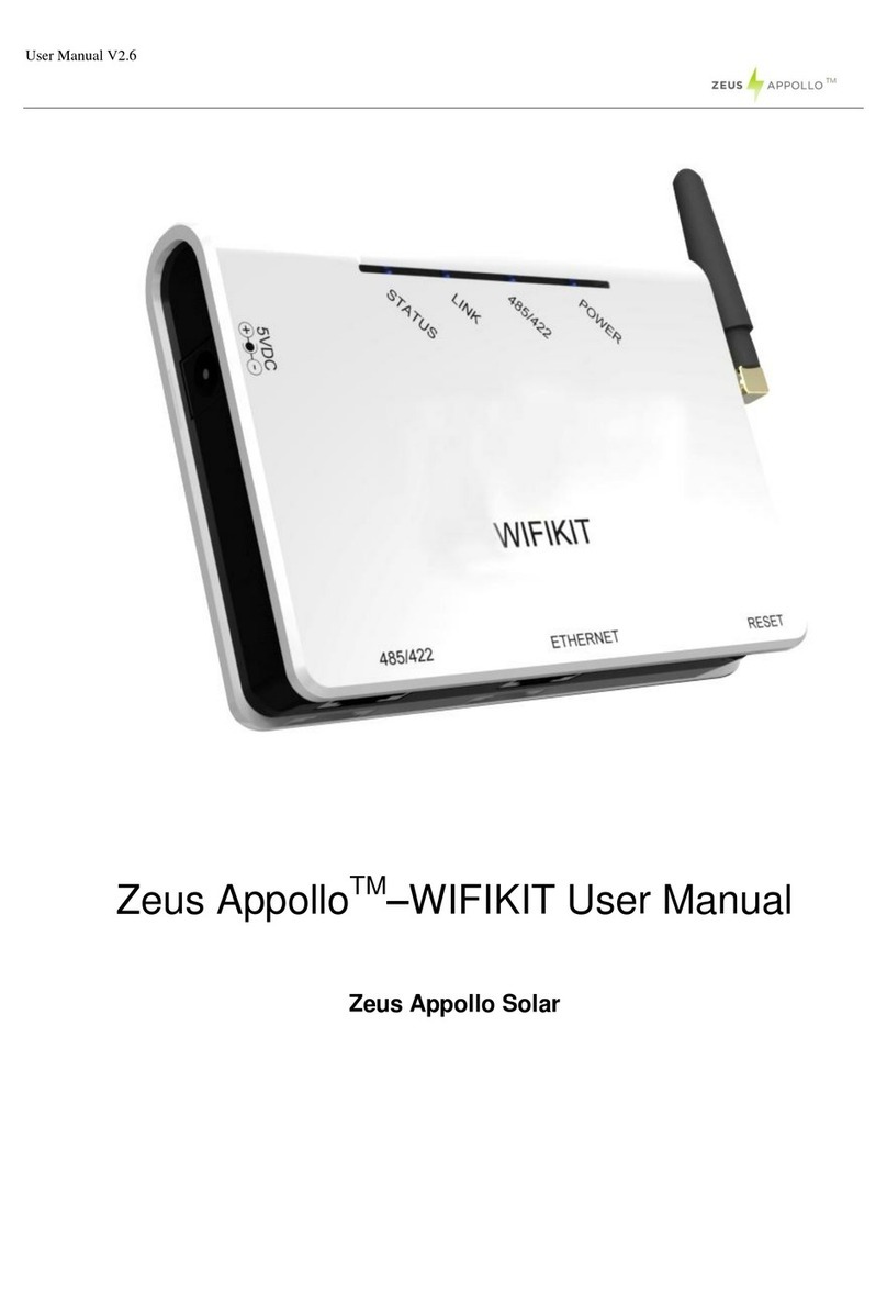Zeus Appollo WIFIKIT user manual