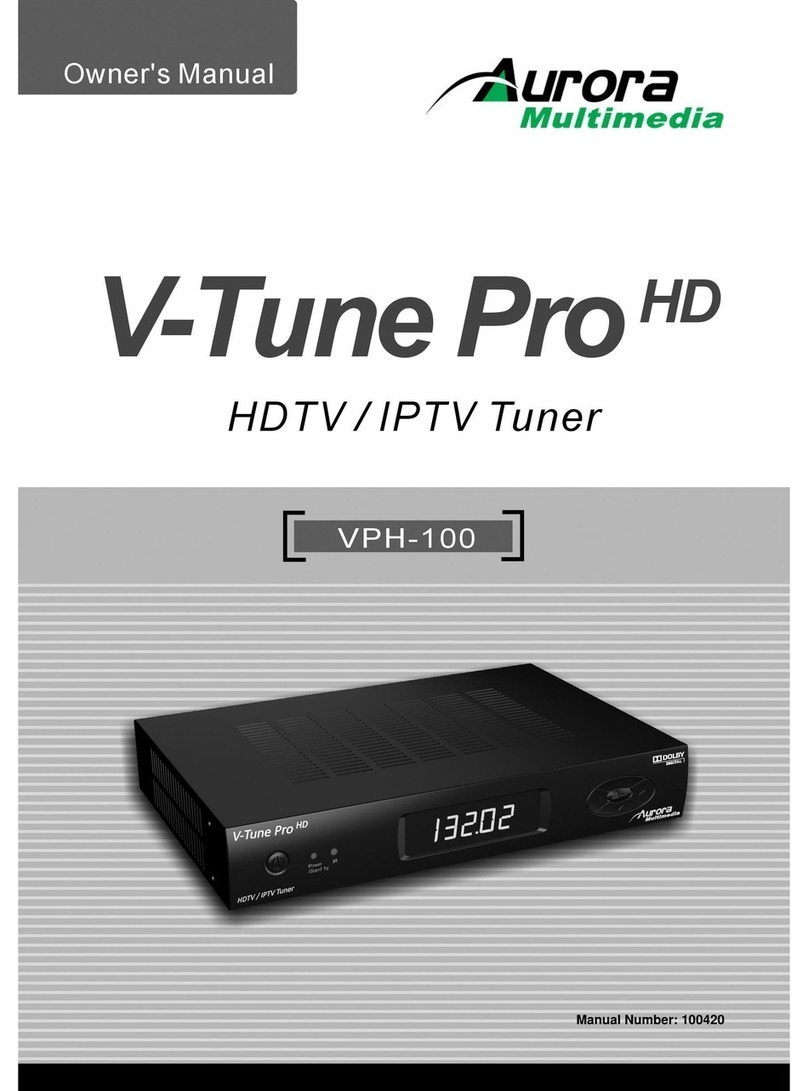 Aurora Multimedia VPH-100 User manual