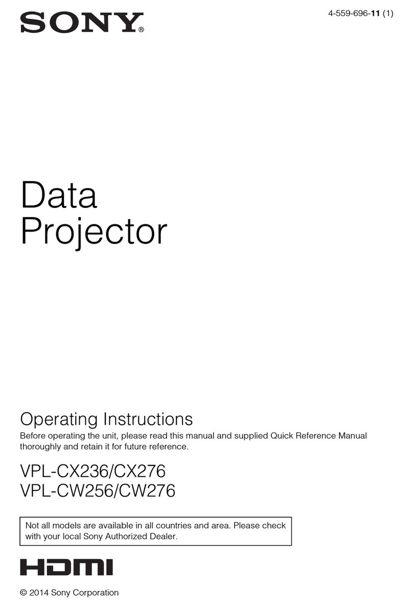 Sony VPL-CX236 User manual
