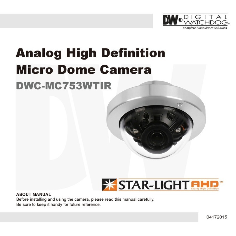 Digital Watchdog DWC-MC753WTIR User manual Digital Watchdog DWC-MC753WTIR User manual