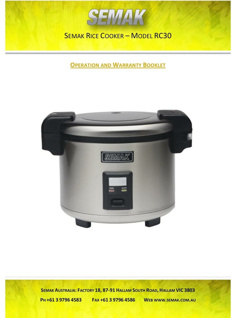 SEMAK RC30 Installation and operation manual