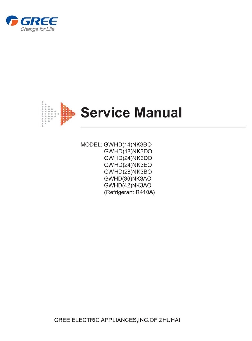 Gree GWHD14NK3BO User manual