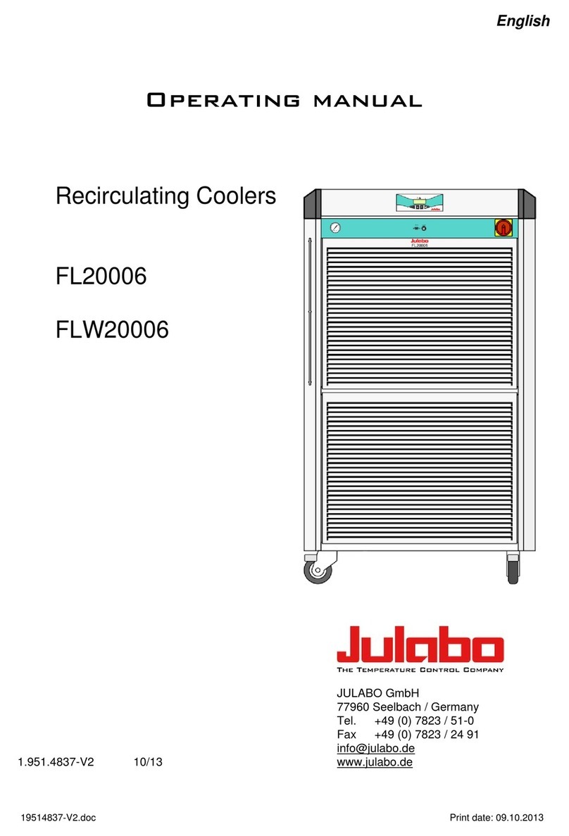 Julabo FL20006 operating manual