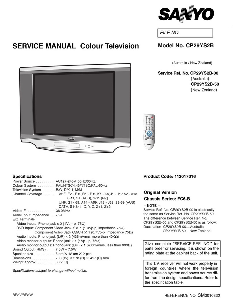 Sanyo CP29YS2B User manual