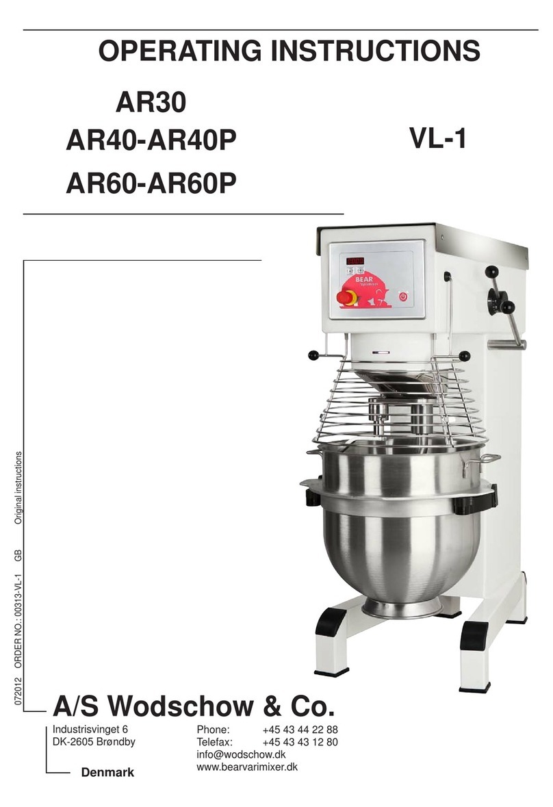 Wodschow AR30 operating instructions