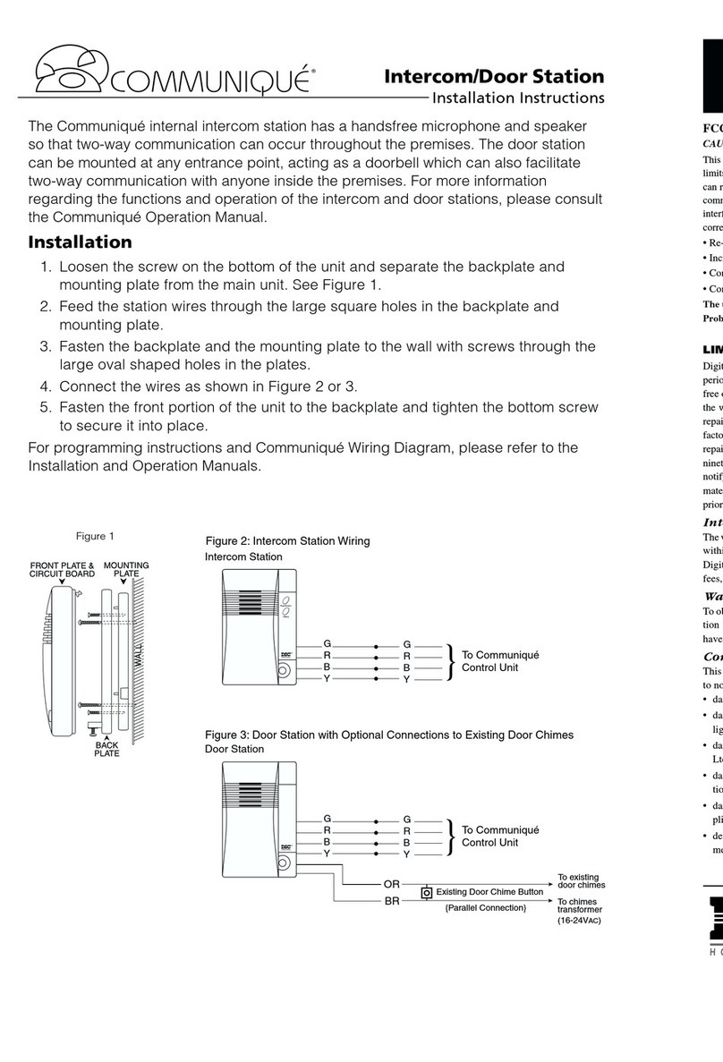 DSC Communique installation instructions
