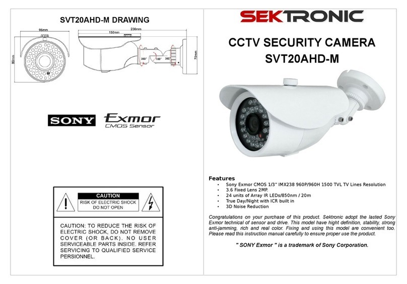 Sektronic SVT20AHD-M quick guide