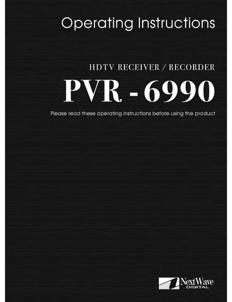 NextWave Digital PVR-6990 operating instructions